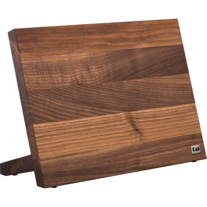 KAI Shun Magnetic Knife Block Walnut
