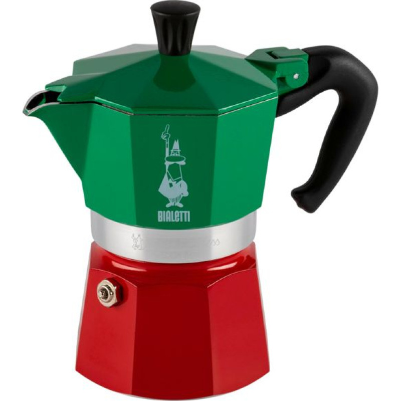 Bialetti Moka Express 3TZ Italia Tricolore