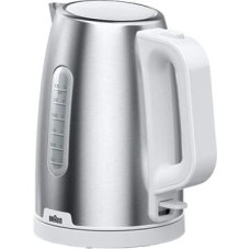 Braun WK 1500 elektriskās tējkanna 1,7 L 2200 W Nerūsējošs tērauds, Balts