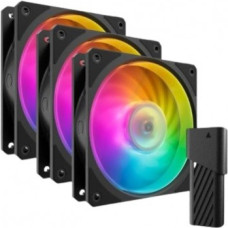 Cooler Master Fans set Mobius 120P ARGB 3-pack black