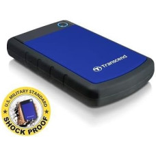 Transcend External HDD|TRANSCEND|StoreJet|2TB|USB 3.0|Colour Blue|TS2TSJ25H3B