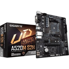 Gigabyte Motherboard A520M S2H AM4 2DDR4 M.2 HDMI/DVI mATX