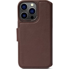 Decoded Leather MagSafe Modu Wallet iP12/13/14 Pro Max Brown