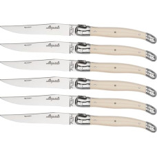 Laguiole Jean Dubost Laguiole      6 pcs. Steak Knife Set, Stainless Steel