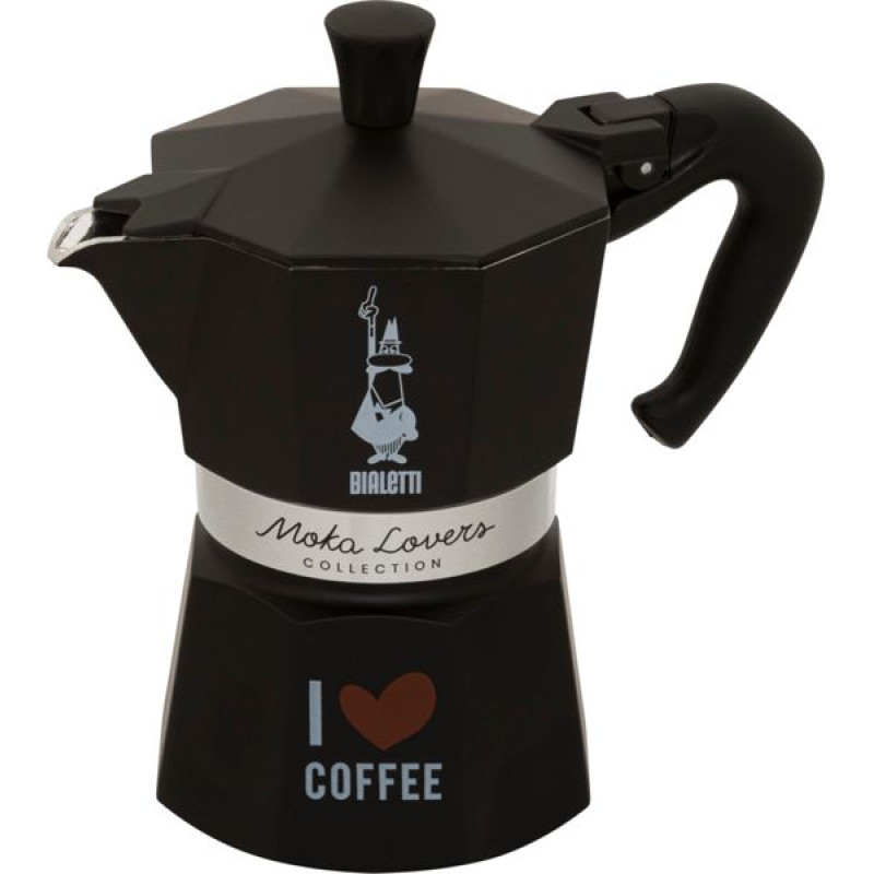 Bialetti MOKA EXPRESS 3TZ nera I love coffee