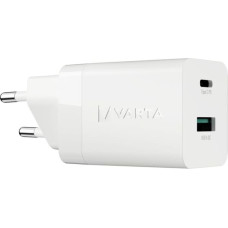 Varta Speed Charger 38W GaN PD USB-C 20W + USB-A 18W, white