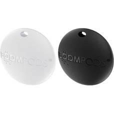 Boompods Boomtag 2 Pack black & white