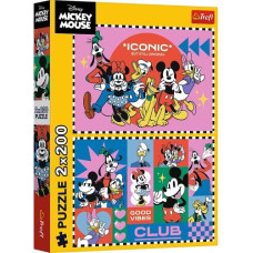 Trefl Puzzle 2x200 elements Time with friends Miki Donald