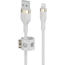 Belkin Flex Lightning/USB-A 3m mfi cert., white CAA010bt3MWH