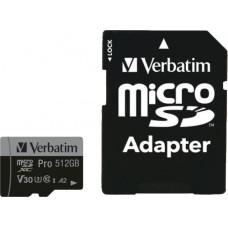 Verbatim 47046 zibatmiņa 512 GB MicroSDXC UHS-I Klases 10