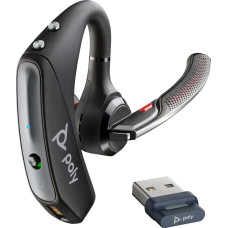 Plantronics POLY Voyager 5200 USB-A Bluetooth galvas tālrunis + BT700 sargspraudnis