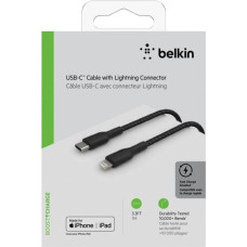 Belkin Kabel Braided USB-C Lightnint 1m Black