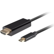 Lanberg Cable USB-C(M)-> HDMI(M)1M 4K 60HZ black