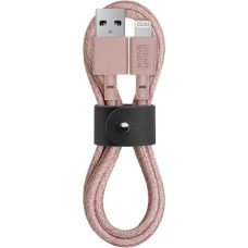 Native Union Belt Cable USB-A to Lightning 1,2m Rose