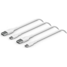 Belkin 1x2 Belkin USB-C/USB-A PVC Cable 1m, 2Pack white  CAB001bt1MWH2PK