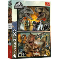 Trefl Puzzle 2x200 elements Jurassic World Prehistoric world