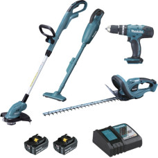 Makita ZESTAW COMBO 18V DLX4093 (DHP453+DUR181+DUH523+DCL180) 2x3,0Ah