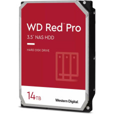 Western Digital HDD|WESTERN DIGITAL|Red Pro|14TB|SATA|512 MB|7200 rpm|3,5