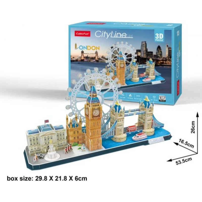 Cubic Fun Puzzle 3D City Line London