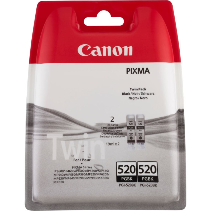 Canon PGI-520 BK Twin Pack black