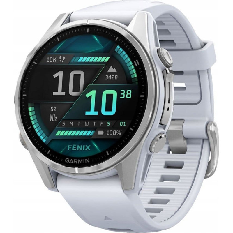 Garmin fenix 8 (43mm) steinwei&szlig;/silber