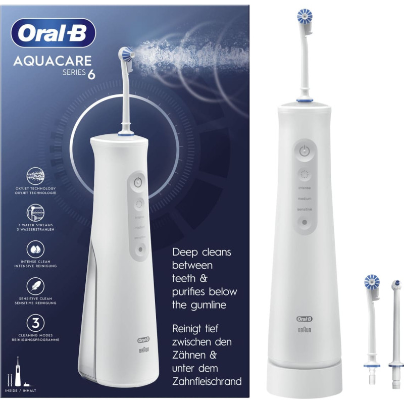 Oral-B AquaCare 6 Pro-Expert mutes dobuma irrigators 0,15 L