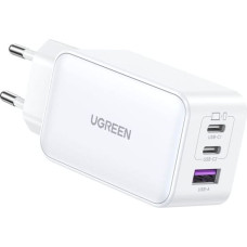 Ugreen Nexode USB-A+2*USB-C 65W GaN Tech Fast Charger White