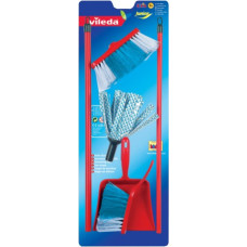 Klein Vileda cloth mop with brush and pan set