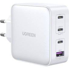 Ugreen USB-A+3xUSB-C 100W GaN Tech Fast Wall Charger EU White