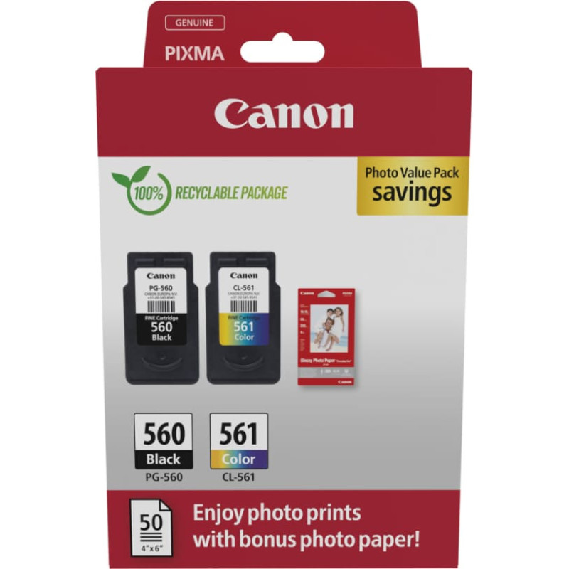 Canon PG-560 / CL-561 Photo Value Pack