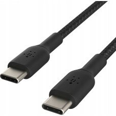 Belkin BOOST CHARGE braided Cab. USB-C/USB-C 15cm sw.CAB004BT0MBK