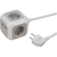 Brennenstuhl USB-Charger 4-fold Socket Cube