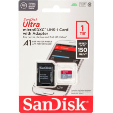 Sandisk Ultra microSDXC A1   1TB 150MB/s Adapt.SDSQUAC-1T00-GN6MA