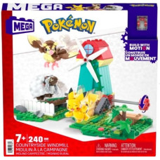 Mega Bloks Pokemon Construx Village Windmill Bricks