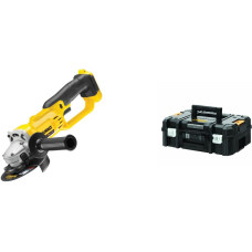 Dewalt SZLIFIERKA KĄTOWA 18V LI-ION 125mm BEZ AKUMULATORÓW I ŁADOWARKI WALIZKA TSTAK DCG412NT