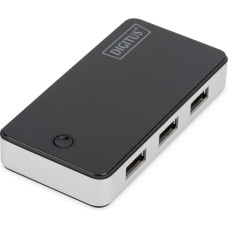 Digitus USB 3.0 Hub 4-port black/silver            DA-70231