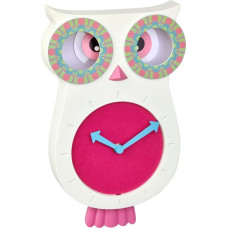 Tfa-Dostmann TFA 60.3052.02    white/pink Lucy Kids Pendulum Clock  Owl