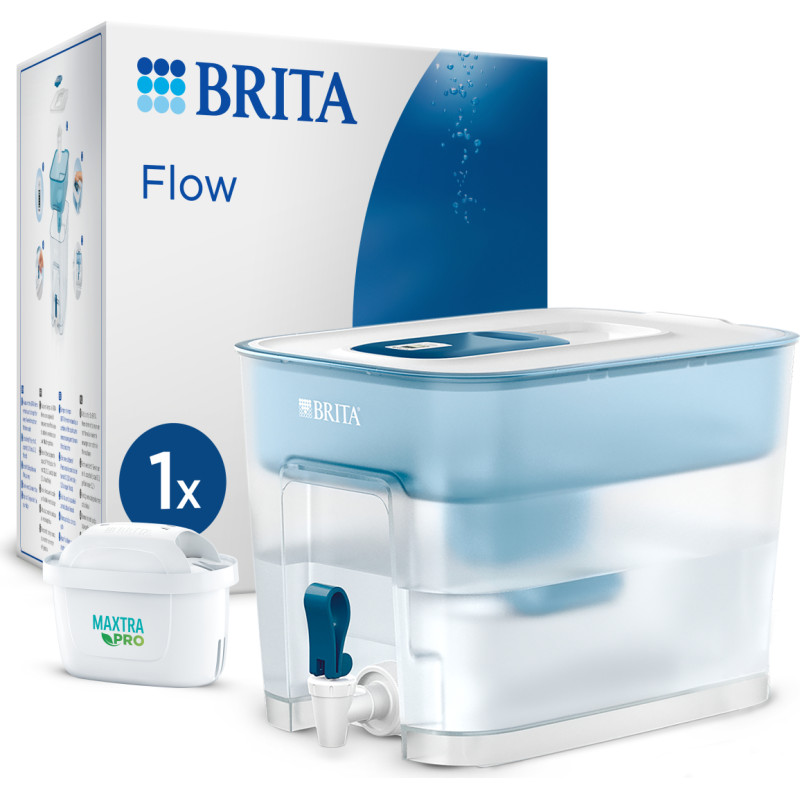 Brita 1051463 ūdens filtrs Virtuves galda ūdens filtrs 8,2 L Zils, Balts