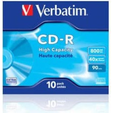 Verbatim CD-R 40x 800MB 10P JC Extra Protection 43428