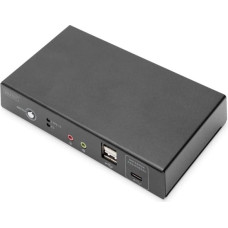 Digitus KVM-Switch 2-Port 4K30Hz,USB-C/USB/HDMI in/out