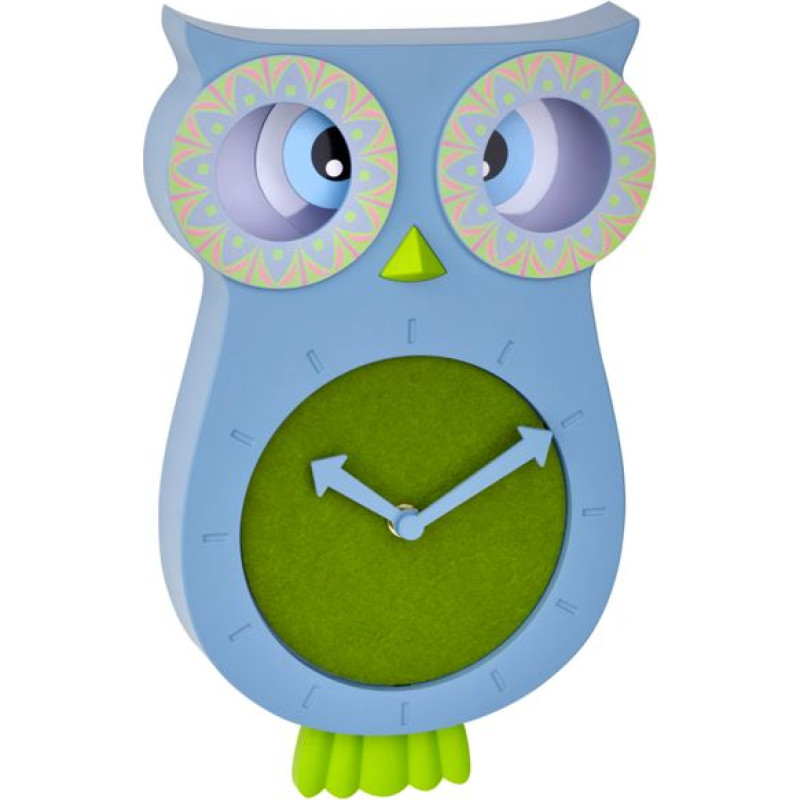 Tfa-Dostmann TFA 60.3052.06    blue/green Lucy Kids Pendulum Clock  Owl