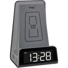 Tfa-Dostmann TFA 60.2033.10 ICON Charge Alarm Clock with Charger