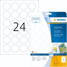 Herma Removable Round Labels  40 25 Sheets DIN A4 600 pcs. 5066