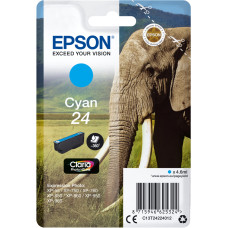 Epson Elephant C13T24224012 tintes kārtridžs 1 pcs Oriģināls Standarta produktivitāte Tirkīzzils