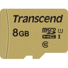 Transcend microSDHC 500S     8GB Class 10 UHS-I U1 + SD Adapter