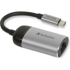 Verbatim 49146 dokstacija USB 3.2 Gen 1 (3.1 Gen 1) Type-C Melns, Sudrabs