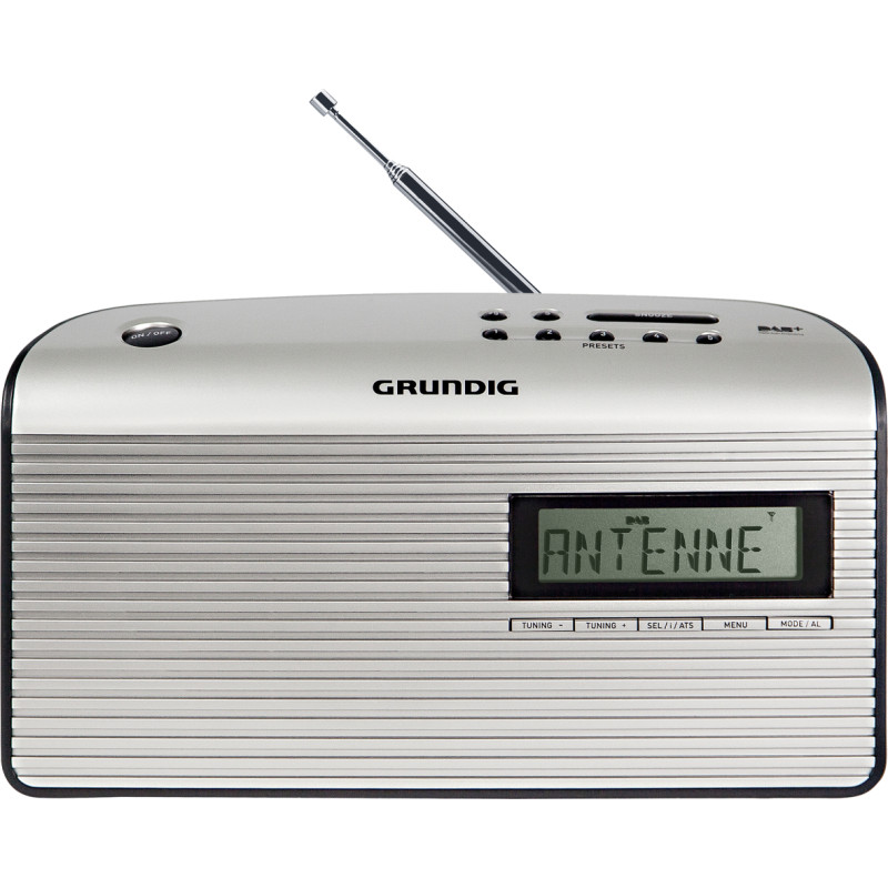 Grundig Music 7000X DAB+ BP Pārnesams Digitāls Sudrabs