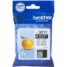 Brother LC-3211BK tintes kārtridžs Oriģināls Standarta produktivitāte Melns