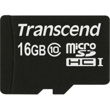 Transcend microSDHC         16GB Class 10 + SD-Adapter