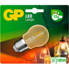 Gp Batteries GP Lighting LED Mini Globus Gold E27 1,2W (25W)Filament GP 080596